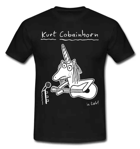 "Kurt Cobainhorn"-Shirt, Männer