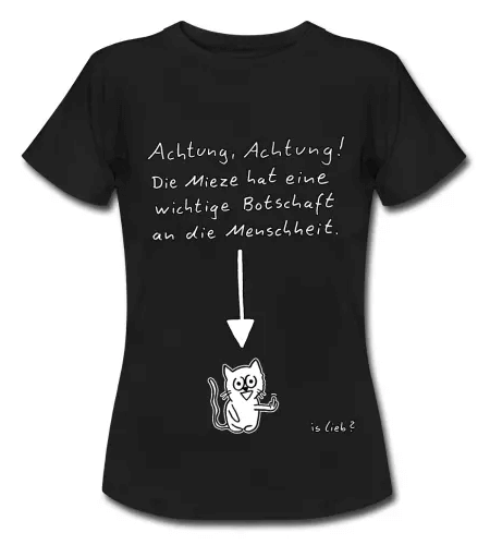 "Botschaft"-Shirt, Frauen