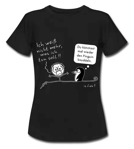 "Pinguin"-Shirt, Frauen