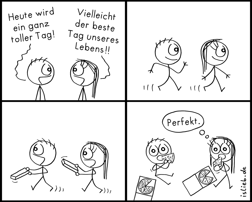 Toller Tag | Pizza-Comic | is lieb?
