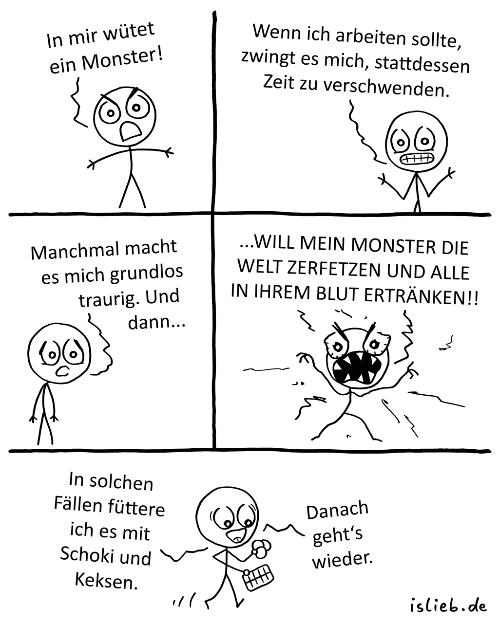 Monsterwut | Monster-Comic | is lieb?