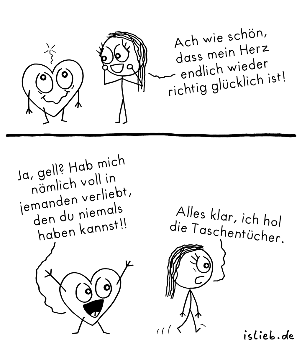 Wie schön | Herz-Comic | is lieb?
